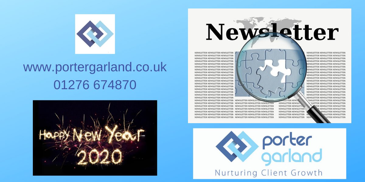 **All at Porter Garland would like to wish you a happy and prosperous New Year**

And now welcome to our first Insider Newsletter for 2020.  lnkd.in/gq2-zSz
#newsletter #charteredaccountants