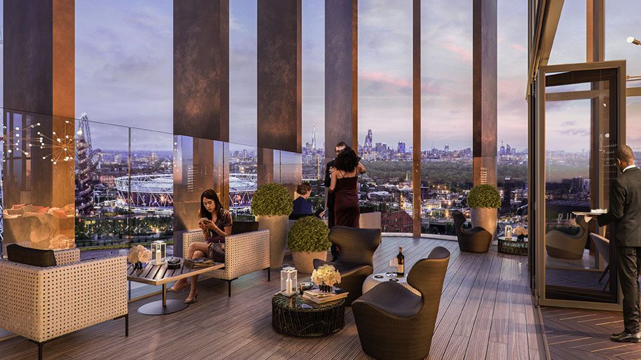 newopenings's tweet photo. Hilton Hotels have revealed plans to launch a new 18-storey hotel with ‘extensive’ restaurant spaces in Stratford. Named The London Gantry Hotel, it will feature a 17th-floor sky bar and destination restaurant. @HiltonHotels https://t.co/yIhmIip4YO