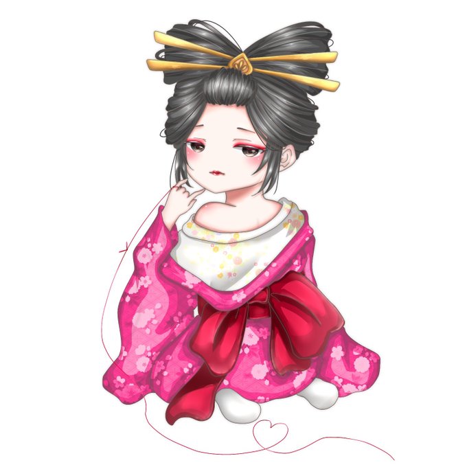 花魁道中のtwitterイラスト検索結果 古い順