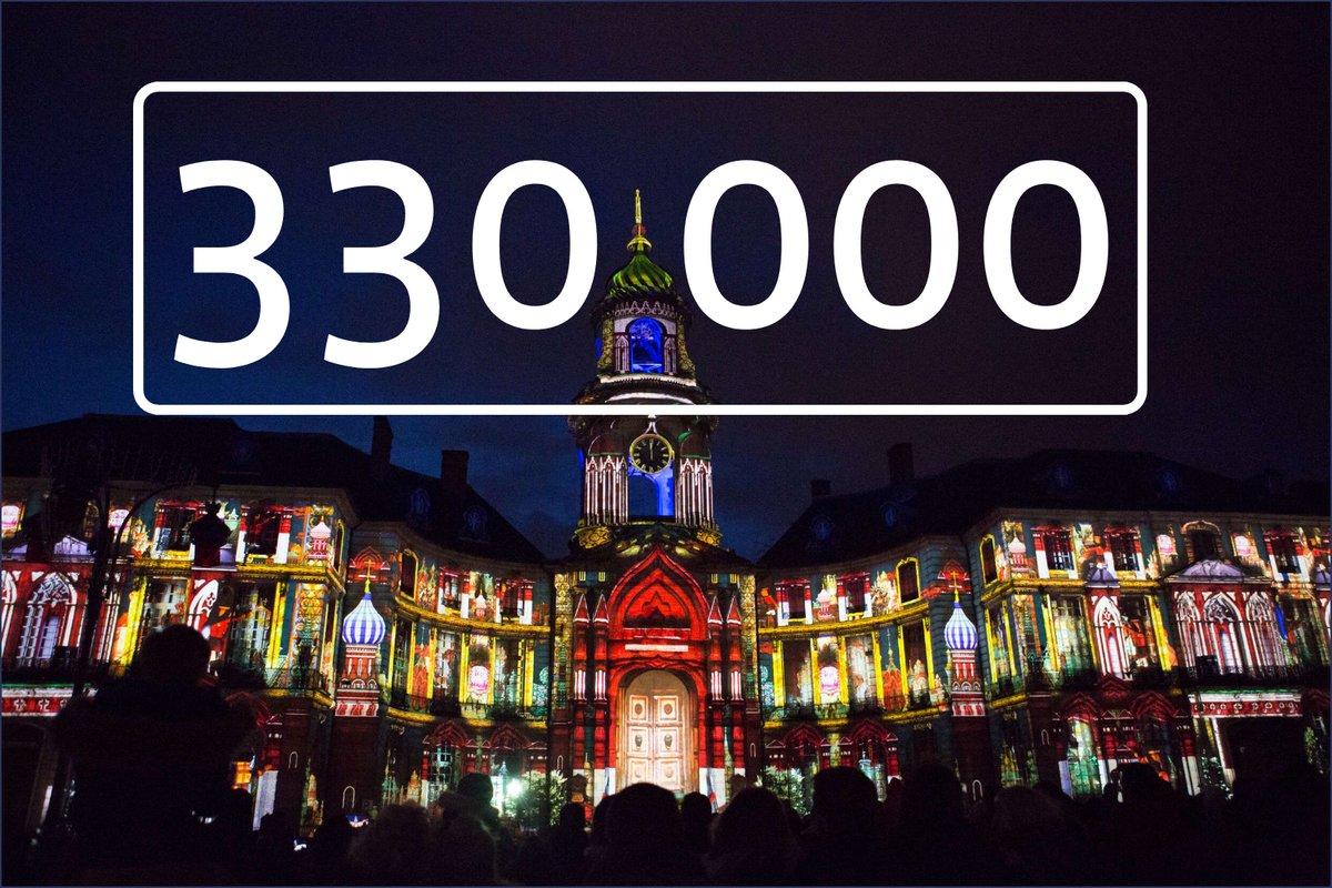 metropolerennes's tweet photo. En cette fin d'année, vous avez été 330 000 à venir admirer Casse-Noisette sur la Mairie  Un chiffre record pour les projections monumentales ! Vous y étiez ? Vous avez aimé ? #Rennes #IciRennes https://t.co/EbPpKcYuq2