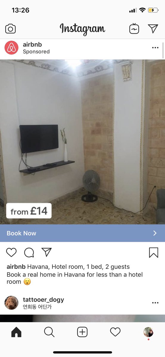 imcalledbecky's tweet photo. no fucking way is this an ad i got on instagram. anyone want to get murdered with me for the cheap price of £14 a night? https://t.co/8V2tCvUHl1