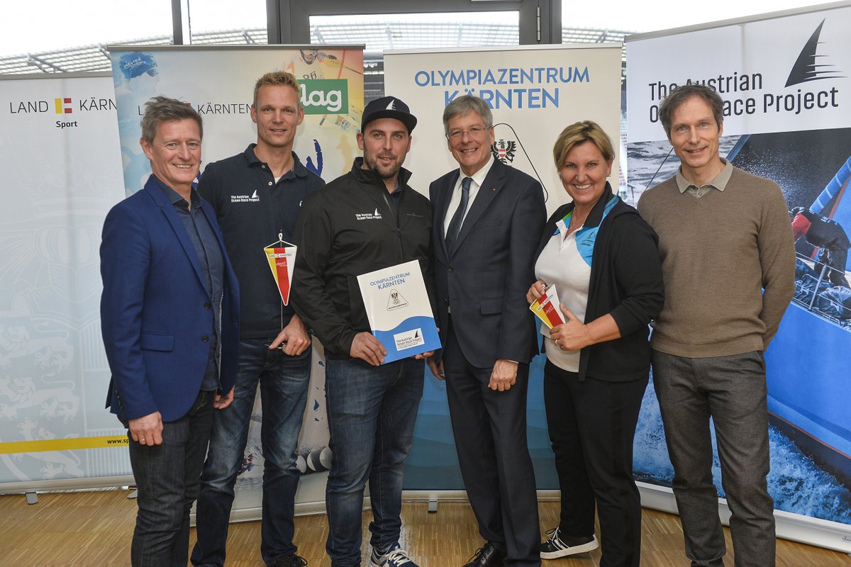 PeterKaiserSP's tweet photo. Gemeinsam mit dem #Olympiazentrum #Kärnten unterstützen wir das einzigartige Segelprojekt "The Austrian Ocean Race Project“ #TAORP! Es macht mich stolz, das dieses Team mit jungen Kärntnern während ihres Abenteuers auch ein Nachhaltigkeitsprojekt verfolgen https://t.co/tsqvAeXO3t https://t.co/FT92UoS17A