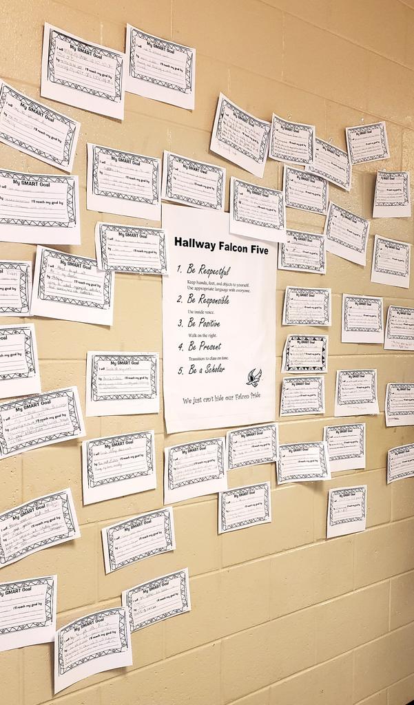 ccolemanscience's tweet photo. New year, fresh start. Students generated an academic SMART goal to start the new year! #lsga https://t.co/4nVI7IKGca