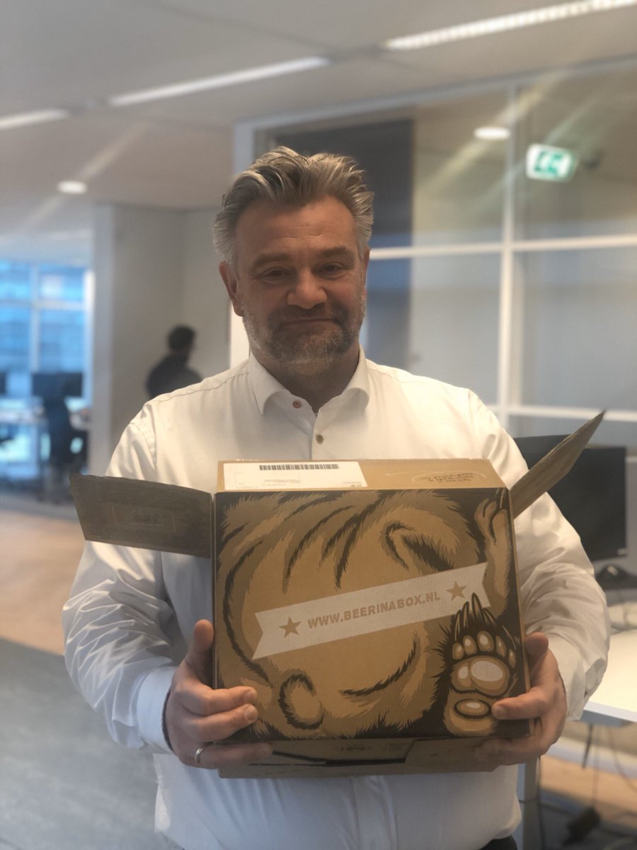 Een beer in a box gekregen van <a href="/OTYS/">OTYS</a>!
Laat je hem wel dicht tot februari <a href="/Olfertjan/">Olfertjan</a>? #dryjanuary 
-
-
-
#independentrecruiters #recruitment