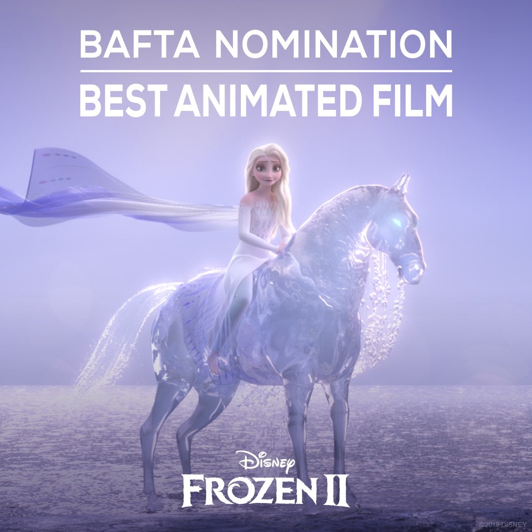 #Frozen2  has been nominated for Best Animated Film at the BAFTA Awards. ❄️🍂 #EEBAFTAs