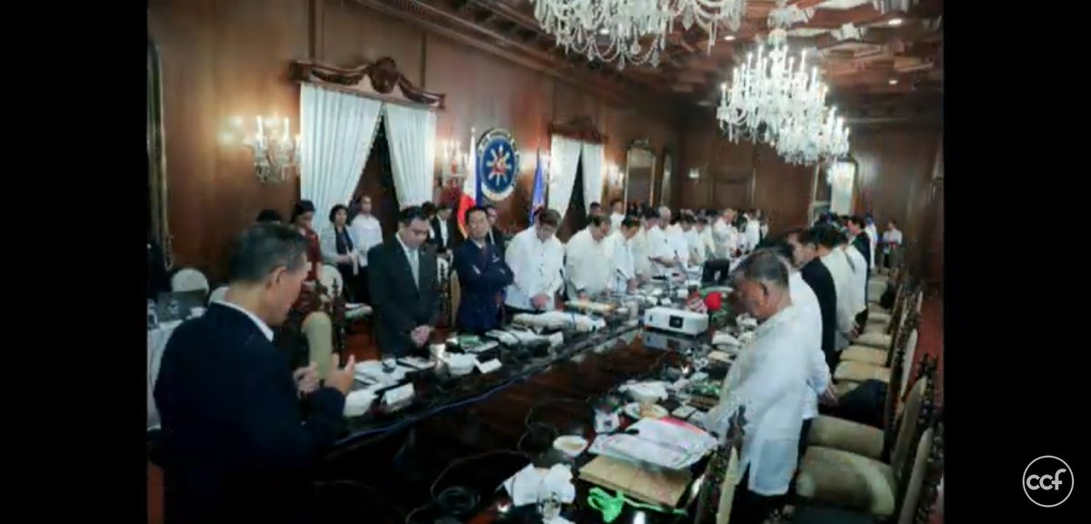 watermelaa's tweet photo. CCF Pastors were invited yesterday to pray for the 1st Cabinet Meeting. #Intercede2020 https://t.co/YisGkFn1Fk