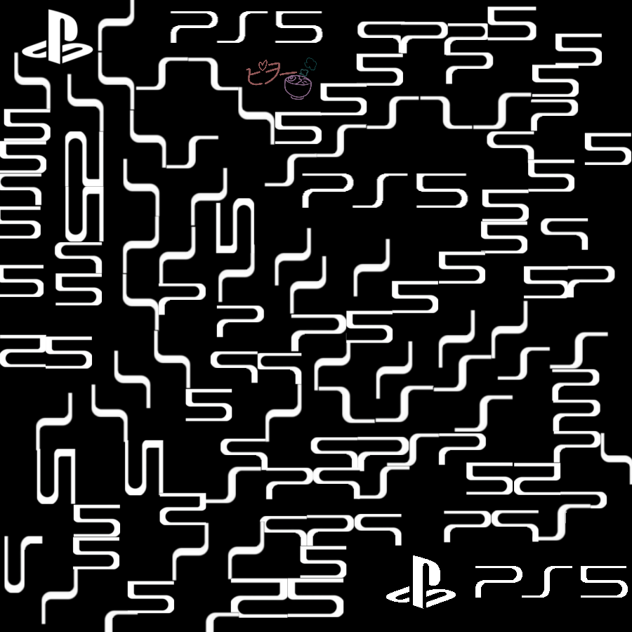 ピヲー プレイステーション5のロゴが発表されましたのでそロゴの文字だけを使って迷路を作ってみました 迷子のpsマークを右下にある隙間に帰してあげてください Ps5 Playstation