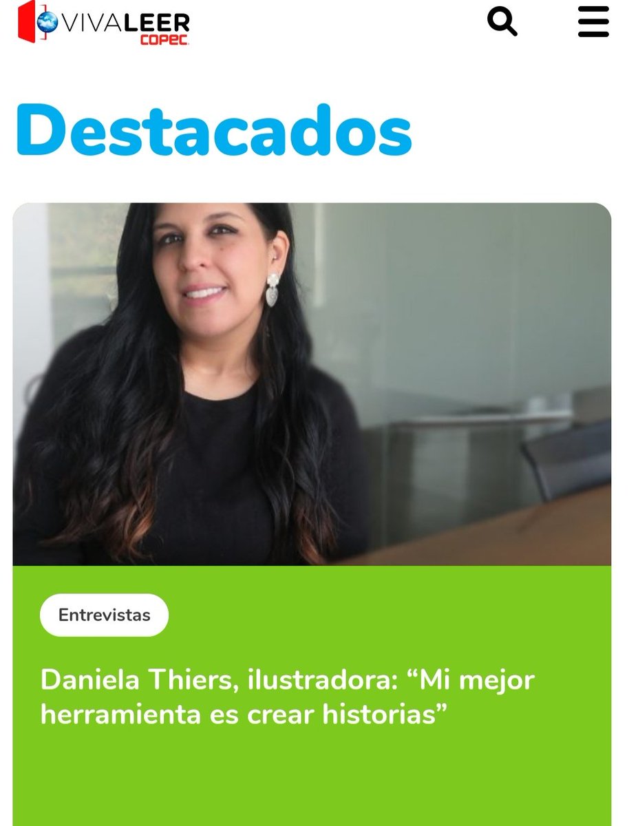 Entrevistada en <a href="/vivaleer/">Viva Leer | Copec</a>
Gracias por el espacio 💖
vivaleercopec.cl