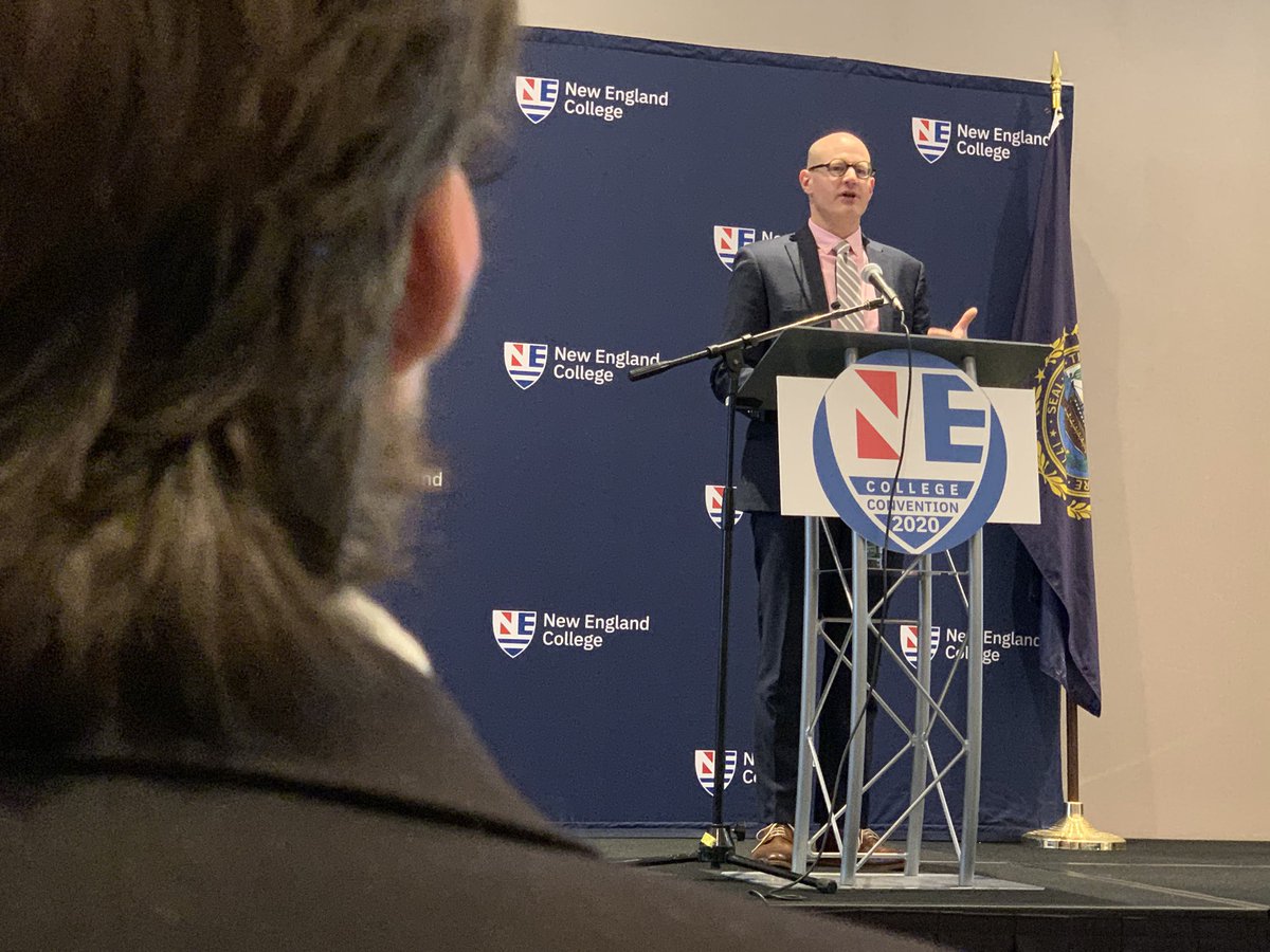 Today we’re at #CollegeCon2020 where @CompactPrez is talking student political engagement