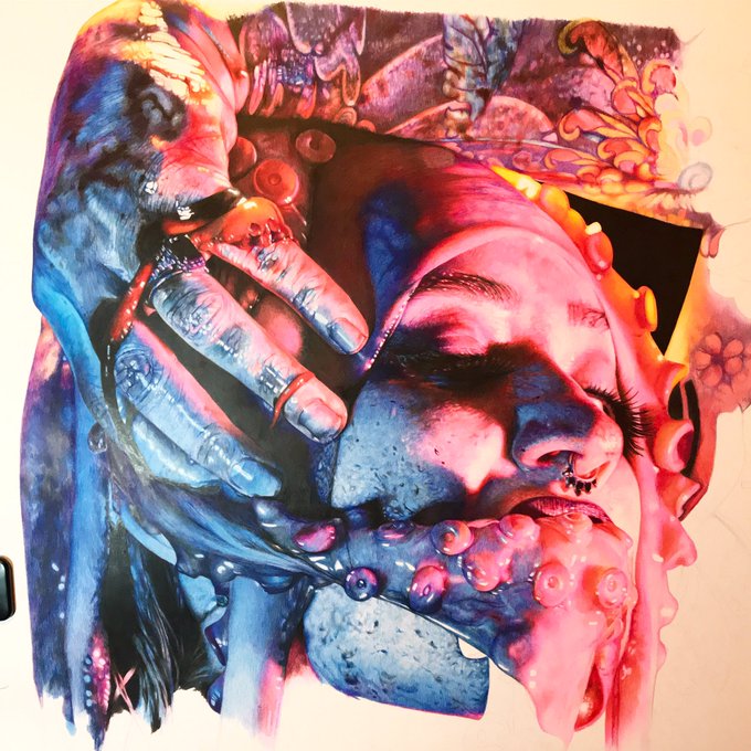 Making steady progress on this mahoosive pencil drawing 🤩 loving the face being in now! #art #artist<a href="/tag/art"class="tags"><span>#art</span></a><a href="/tag/artwork"class="tags"><span>#artwork</span></a><a href="/tag/artist"class="tags"><span>#artist</span></a><a href="/tag/hentai"class="tags"><span>#hentai</span></a><a href="/tag/octopus"class="tags"><span>#octopus</span></a><a href="/tag/penci"class="tags"><span>#penci</span></a>