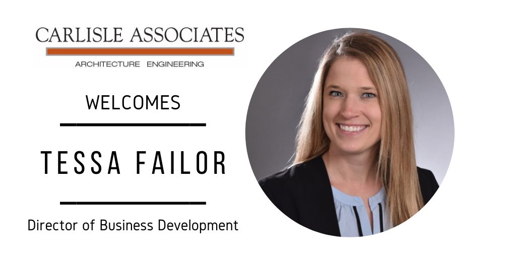 Carlisle_AE's tweet photo. We are excited to announce that Tessa Failor has joined our team as Director of Business Development! We are delighted to welcome her aboard and look forward to a successful future together! https://t.co/qzGAzitrXn 
#carlisleassociates #economicdevelopment #industrialdevelopment https://t.co/t61VZVCaPX