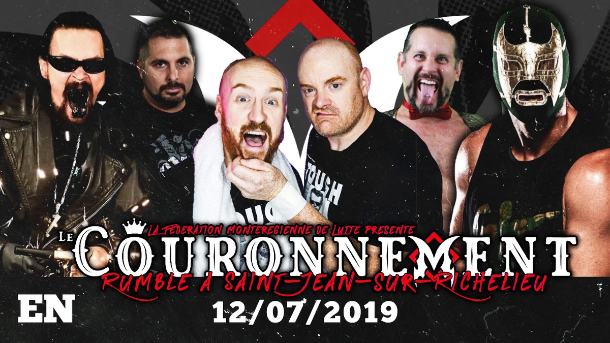 indiewrestling's tweet image. JUST ADDED!

@FmLutte presents
Le Couronnement!

Featuring

Mobster 357 &amp;amp; 5INQ v @SeXXXyEddy69 @GreenPhantom514
@frankytm v Freddy Crow
Agents Of Kaos v @brutalbobevans @ToughTimmy
&amp;amp; more!

Watch it now in English or French
independentwrestling.tv/promotion/fede…