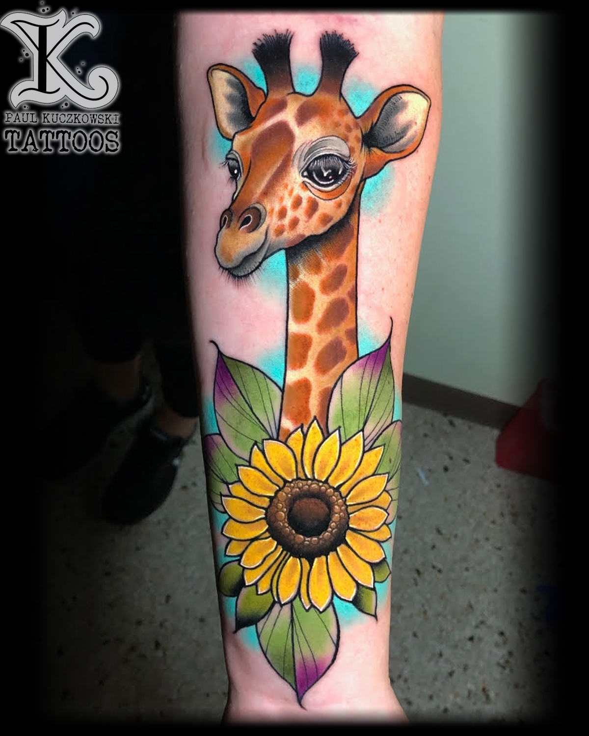 Baby Giraffe Tattoos
