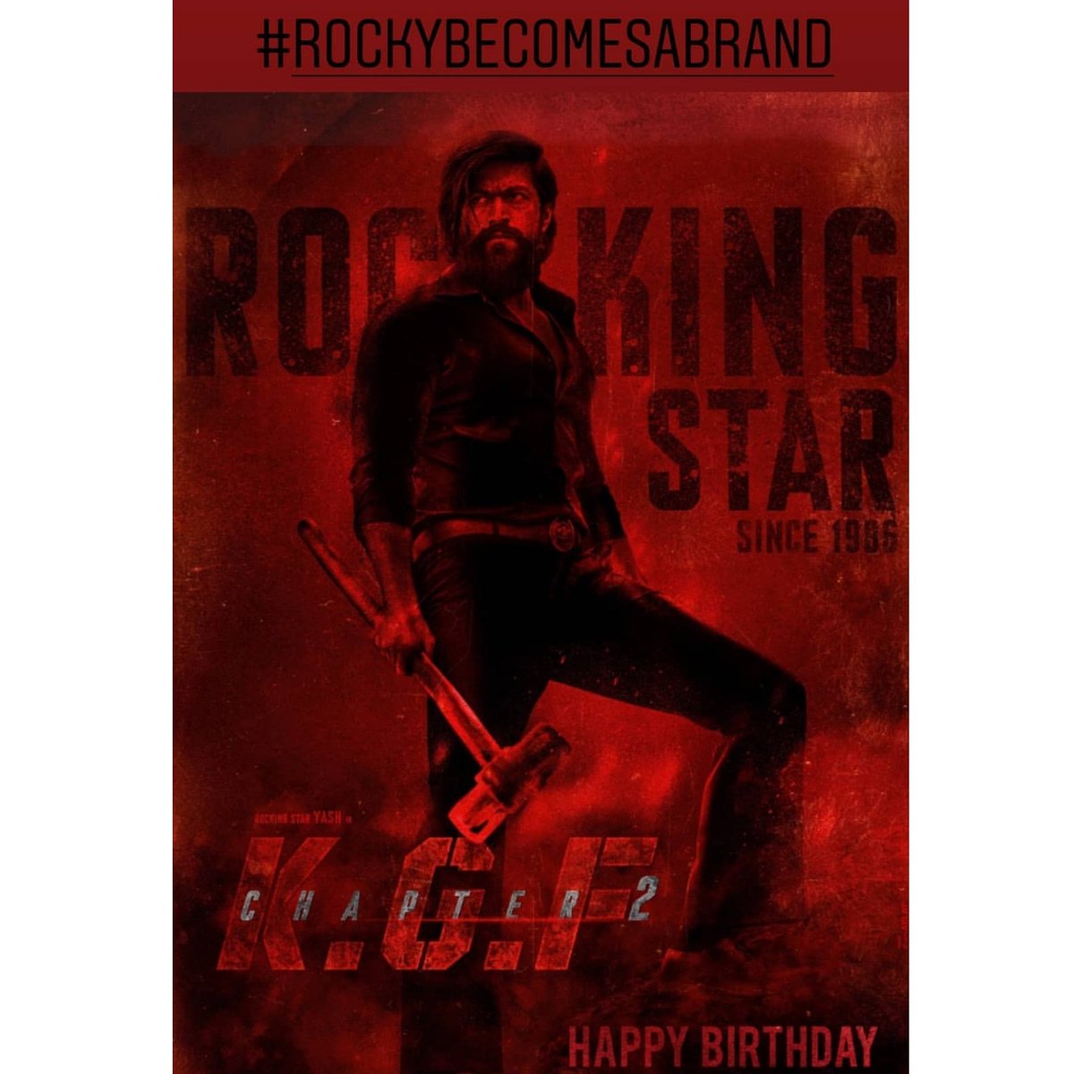 BangaloreTimes1's tweet photo. Director @prashanth_neel's wish for @TheNameIsYash

#HappyBirthdayYash #HBDRockingStar #Yash #RockyBhai #KGF #KGF2 #HBDYash #YashBoss #KGFChapter2 https://t.co/oZ7a7qB6aL