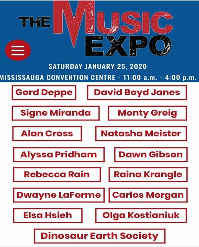 DinoEarthBand's tweet photo. Hey everyone, remember that on January 25th (the 1 year anniversary of the band) we will have a booth at a music expo in Mississauga, ON. It would mean the the world to us if you all came 😁 https://t.co/MfNMYHOYlS