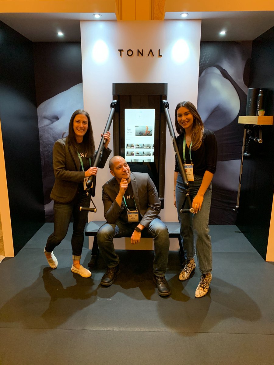 tonal's tweet image. We're LIVE from @CES! Stop by the Venetian Meeting Room, Level 3 - Lido 3001 B and try Tonal for yourself!