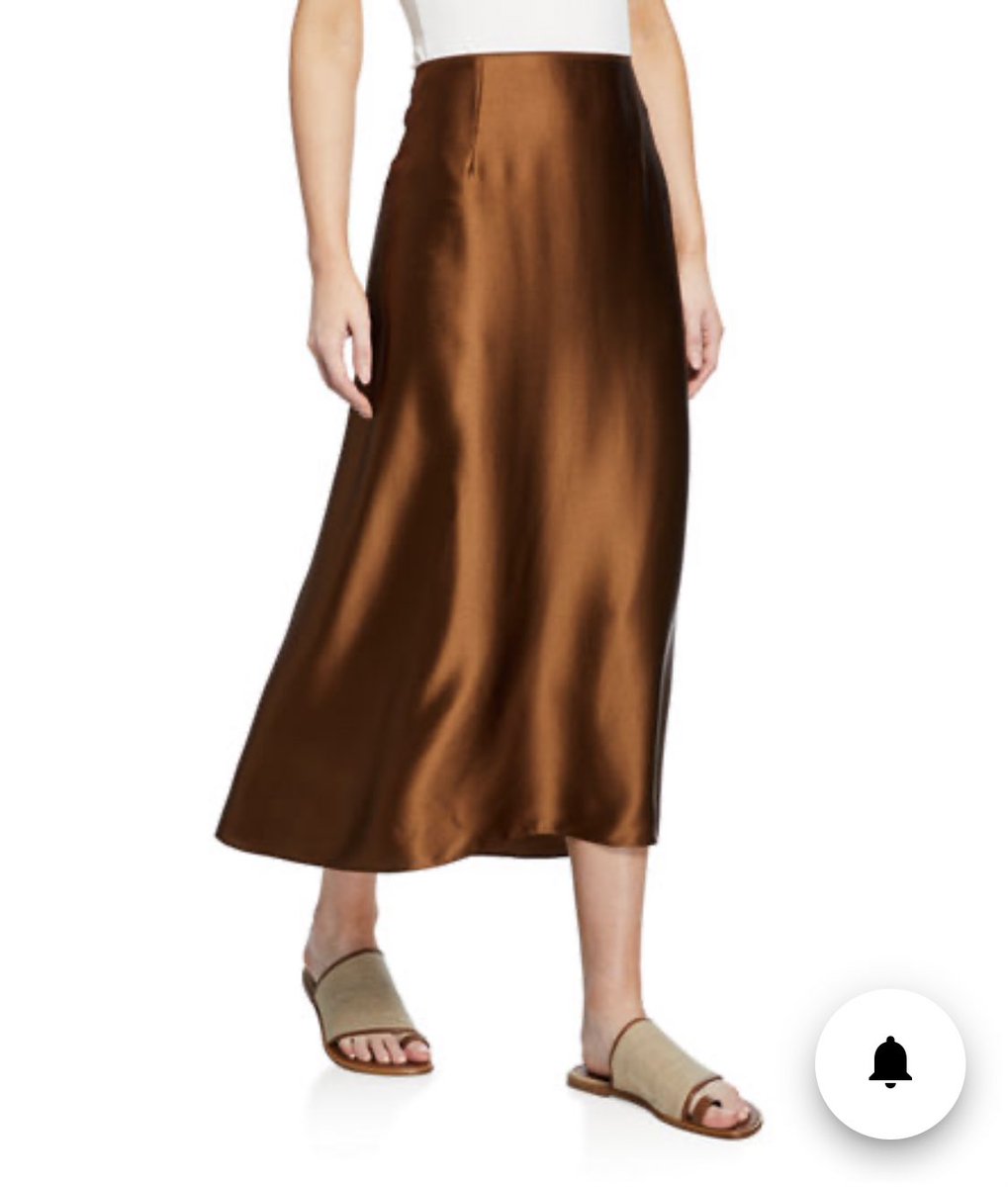 rust slip skirt