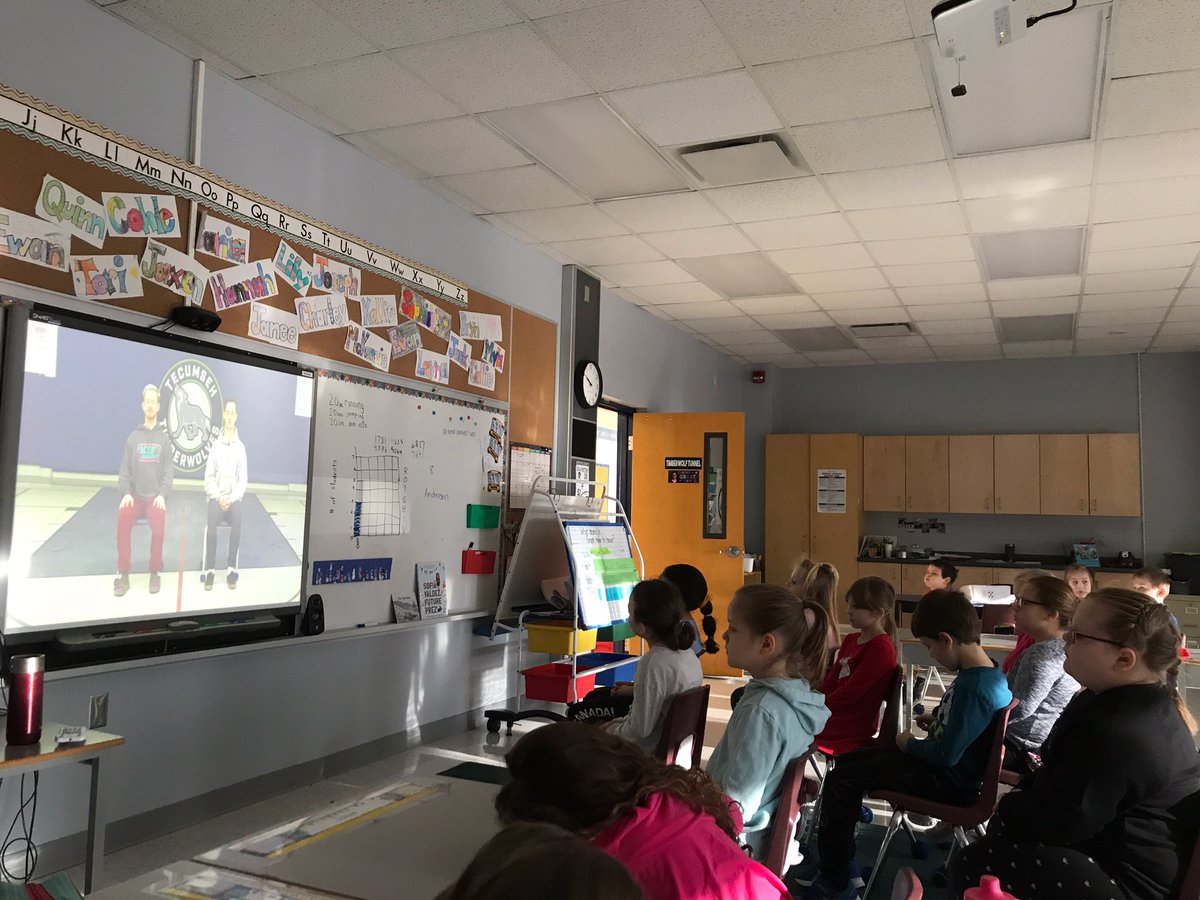 TecumsehLKDSB's tweet photo. Our Gr 2 students are loving our new  Body Language CK videos! Thank you Mark &amp; Simon!!  #mindfulnessproject #chairyoga #timberwolves #howl #humansoflkdsb https://t.co/aQzM8PRrdq