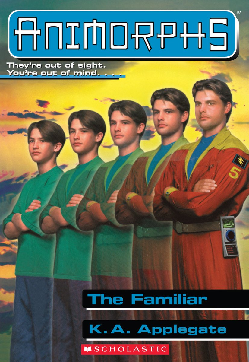  #Animorphs #TheFamiliarAfter battle,boy doesn't console gf.He wakes up 10 years in future& aliens have taken over.His gf is hardened rebel,his bff is leader of the aliens&his cousin is a disabled spy.Tries 2 destroy moonray but saves gf over world.Wakes up in real time.Phones gf