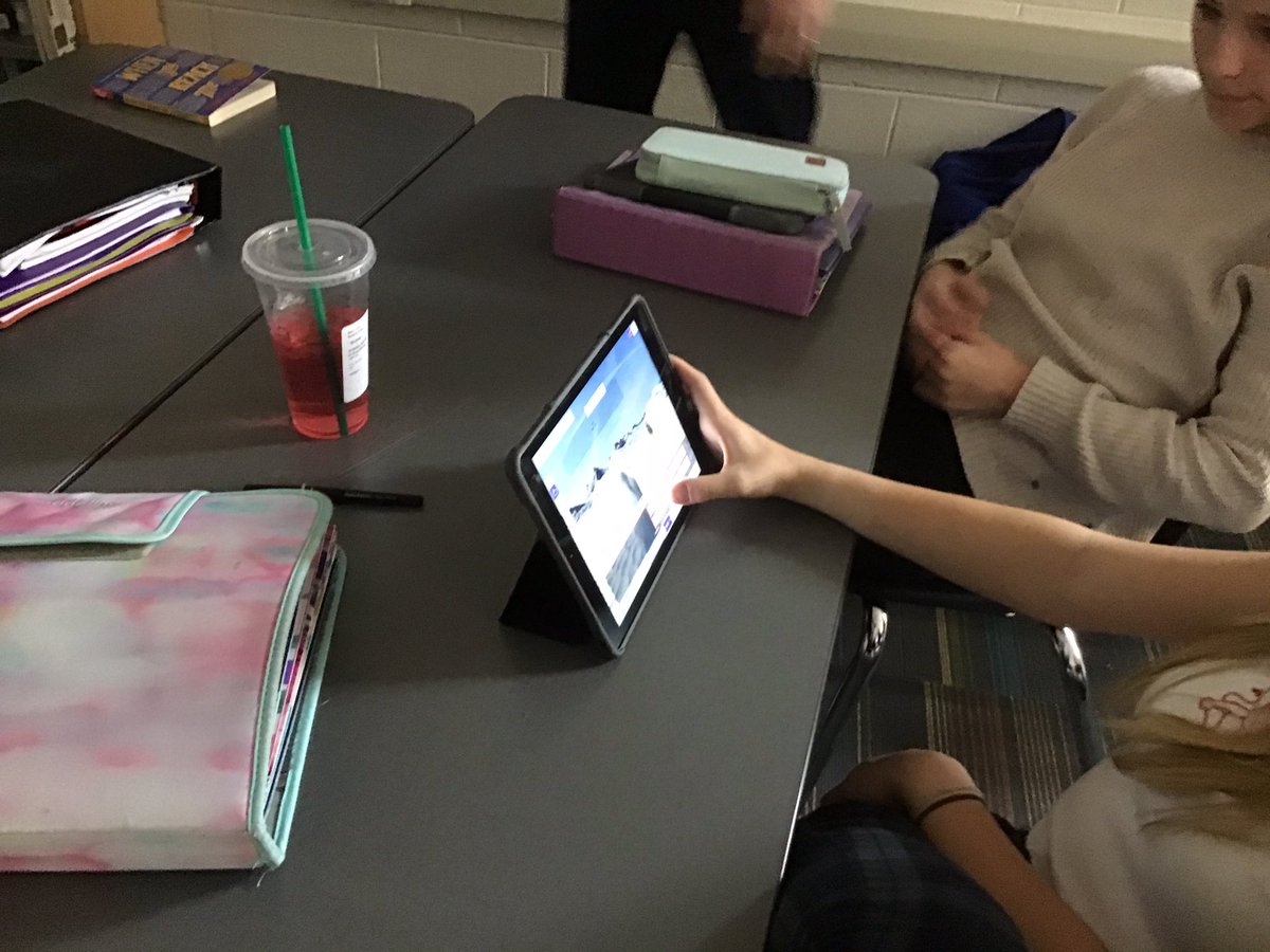 cbridge384's tweet photo. Ss planning and creating for @nytimes Sixth Annual 15-Second Vocabulary Video Challenge contest - already using @DoInkTweets @explainevrythng @FlipaClip @Google Slides, Clips and iMovie...phew, these kids are creators! #appledistinguishedschool @HawkWolf39 #d39online #FourC https://t.co/uIPJi8RHlv