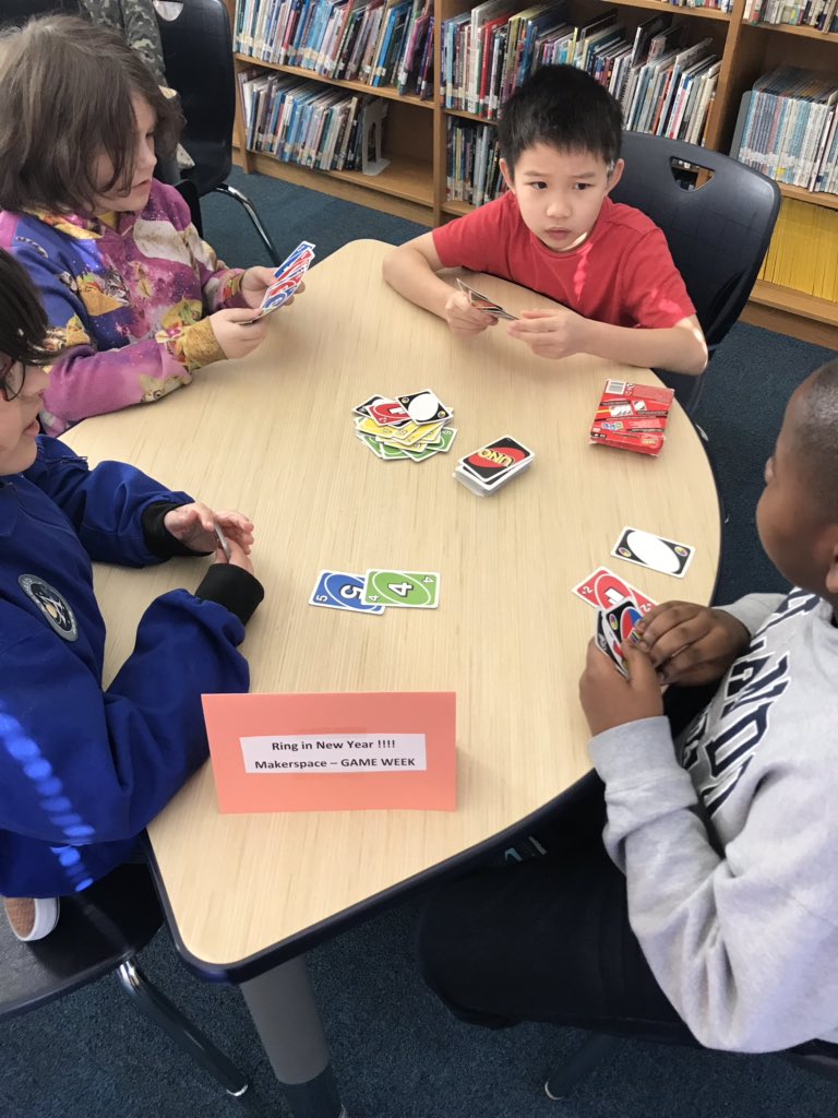 LibraryTx's tweet image. Ringing in the New Year in the Bryant Library with games and crafts this week!!! @bryant_ele @aisdlibsrv