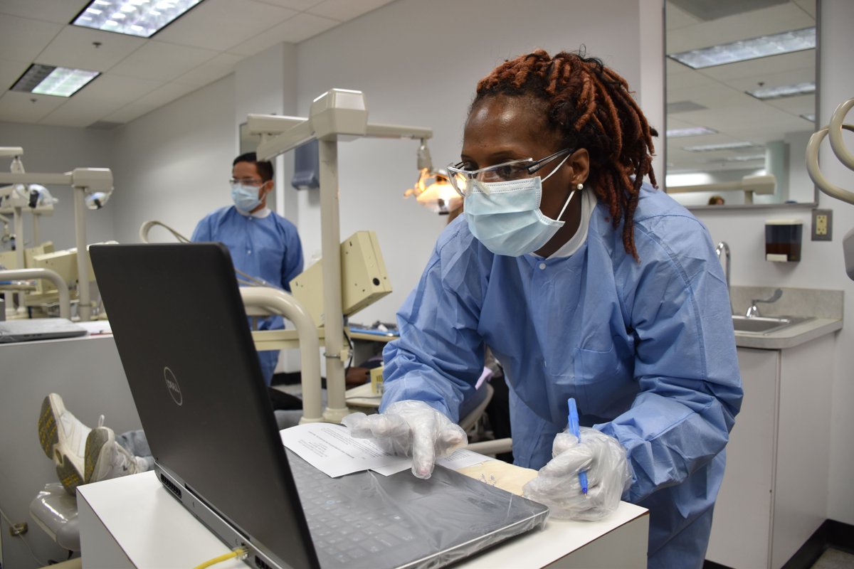 my_bccc's tweet photo. The Dental Hygiene Program at #BCCC prepares students for careers as Registered Dental Hygienist through patient care experience at our on-site Dental Hygiene Clinic. Info: https://t.co/uo5VbhP268 😬🦷😬
#IamBCCC #Baltimore #City #Education #CommunityCollege #Motivation #Success https://t.co/sUHjmxX65Z