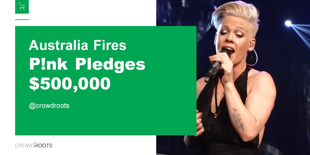 crowd_roots's tweet photo. @Pink the lovely pop superstar pledged $500,000 to help Australian firefighters and shared this on her twitter.https://t.co/04JcRuKDnX
#pink #pledge #fire #australiafire #australianbushfire https://t.co/TXH8LLxHnT