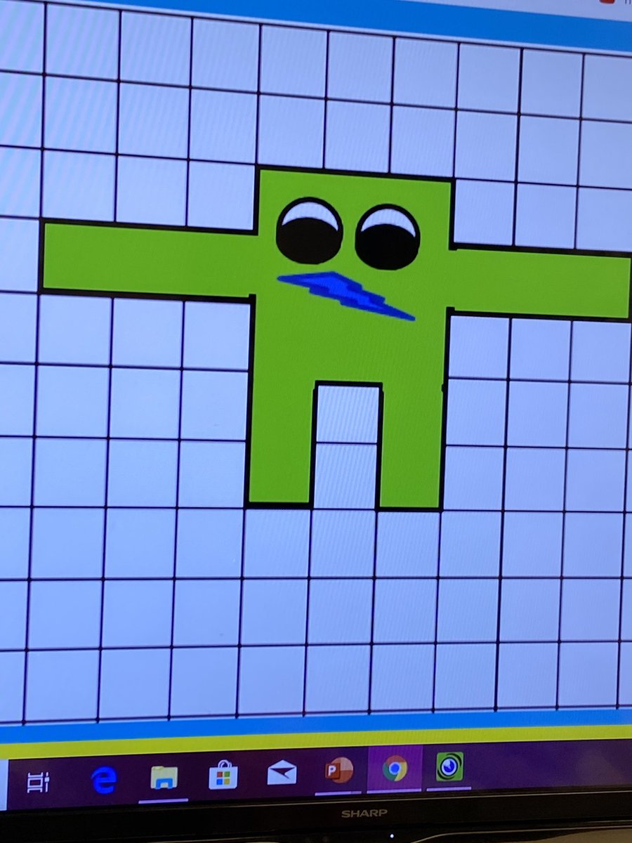 MMongone4th's tweet photo. LeVeling Up in 2020! Using area and perimeter criteria to make monsters!! https://t.co/UmJ3o0mesk