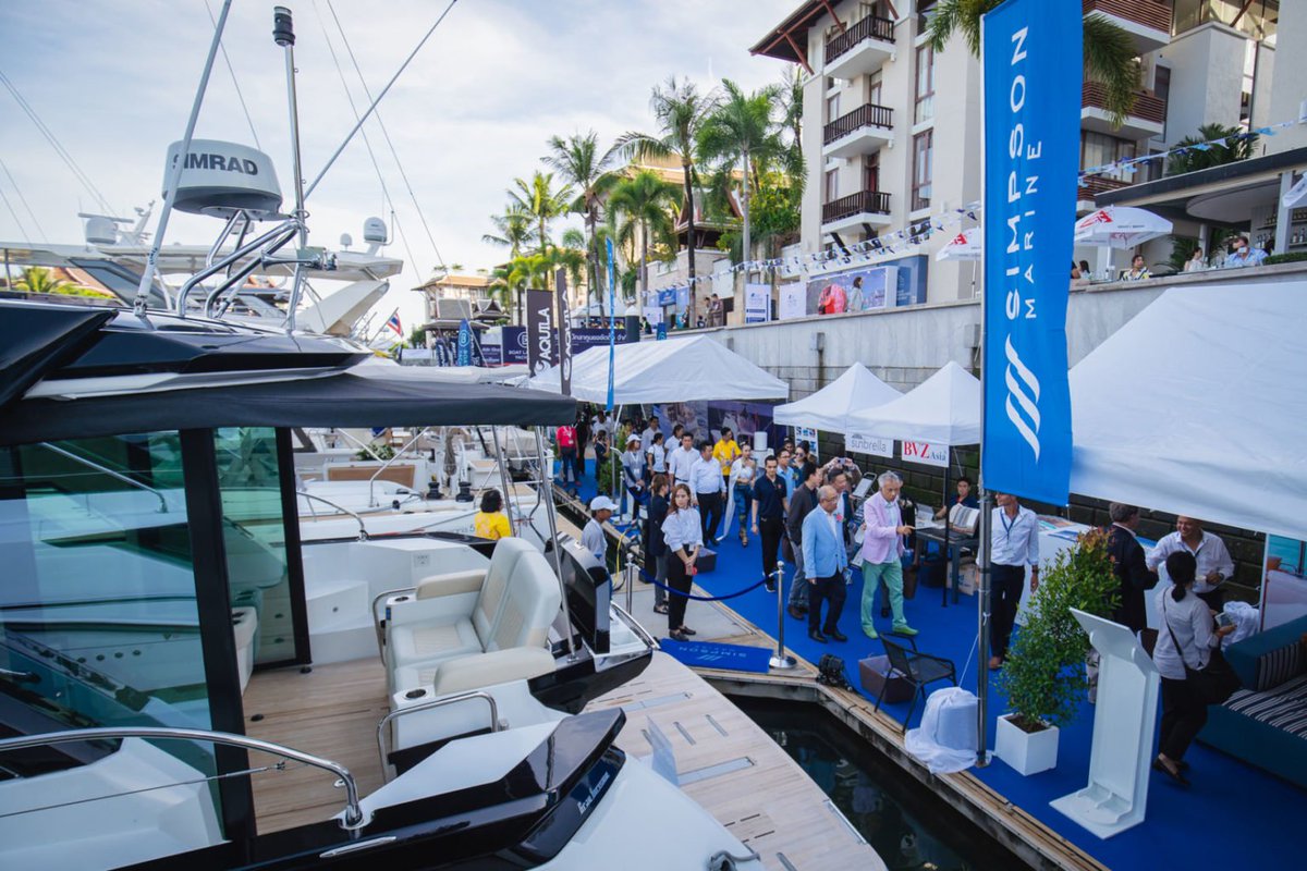 StellamarLTD's tweet photo. Later this week, the #ThailandYachtShow will return to Phuket for a 5th year.
The show will present 6 new yachts and promises a 'world class display of yachts and luxury".
👉Read More: https://t.co/WkJvlvHIfV
#Stellamar #Yacht #YachtNews #LuxuryYachts #Maritime #Thailand https://t.co/mKFLOE6CQC