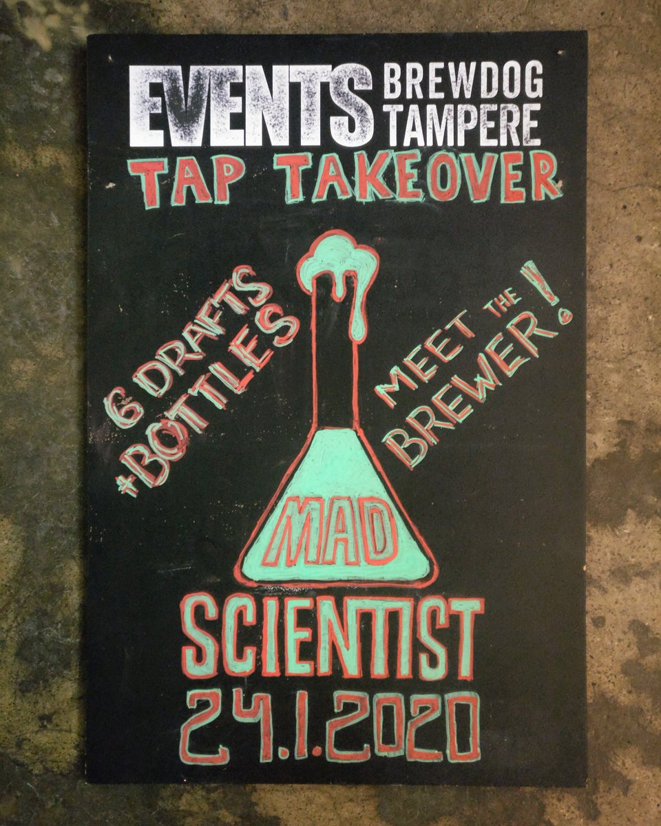BrewDogTampere's tweet photo. Pari viikkoa vielä! https://t.co/Yy1Ni0tDMX