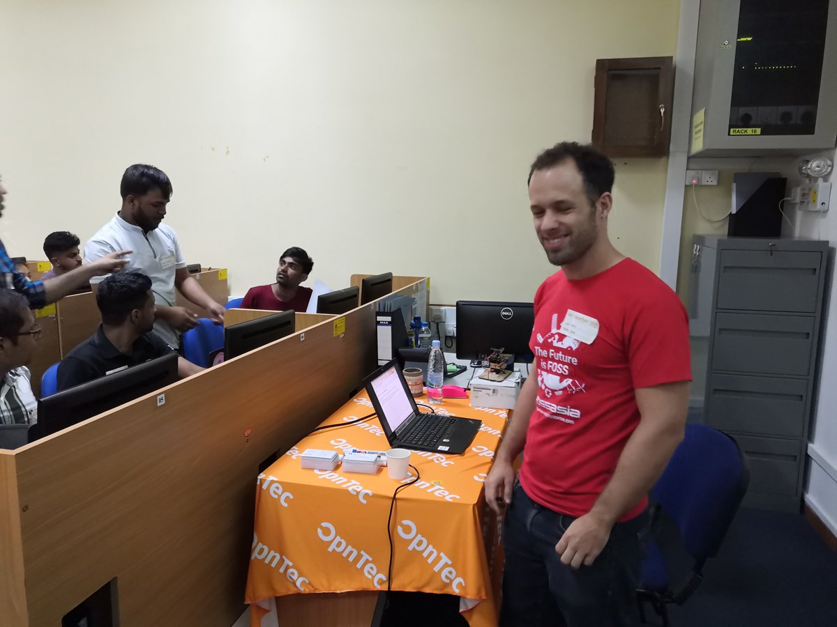 otsasia's tweet photo. Lots of participants at @pyconworld #SriLanka! Workshop about #Python and #AI "Create Your Own #NeuralNetworks" by @marcoagutier #ArtificialIntelligence #PyConSL #Pycon https://t.co/mC8QQarEye https://t.co/PwIN0riZOz