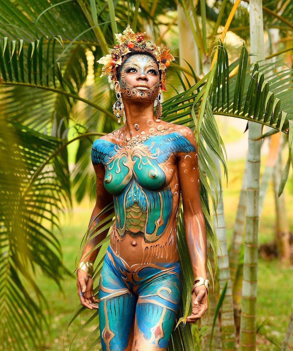 Ebony body paint