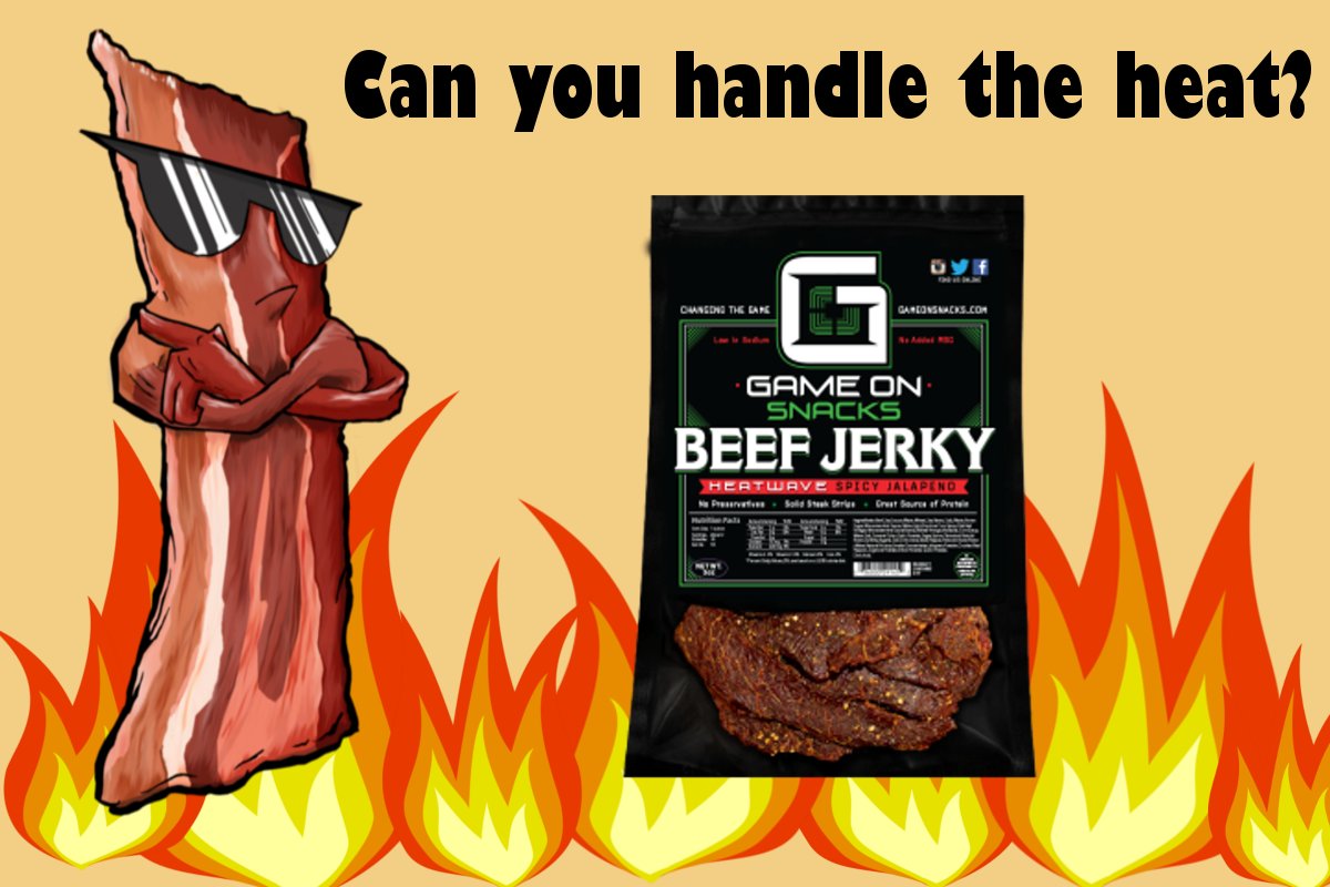 We love a little heat in the winter, don't you?

#Jerky

GameOnSnacks.com