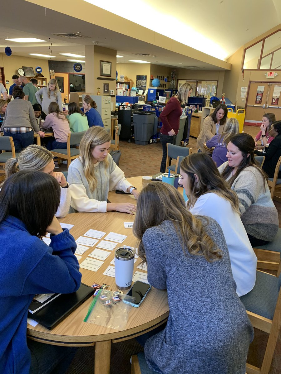 conklin33's tweet photo. Teachers @BeckElem are continuing their understanding of developing tasks that meet the cognitive demand needs of all students!#wemustdifferentiate #BeckTrueBlue #excellenceineverythingwedo https://t.co/dzp8QCwH2u
