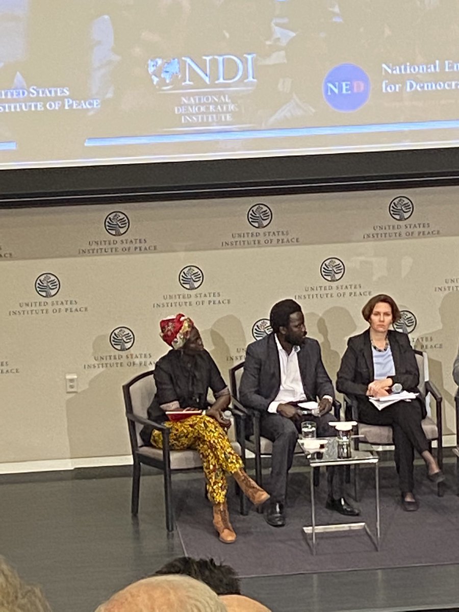 cristinemariep's tweet photo. “The problem with #civilsociety in South Sudan, is that we do not see it influencing politics, because politics are inaccessible. Politics are militarized” -Aluel Atem @USIP

 #PoliticsofFragility 

@Married2_Coffee https://t.co/EHxZZqQNHs