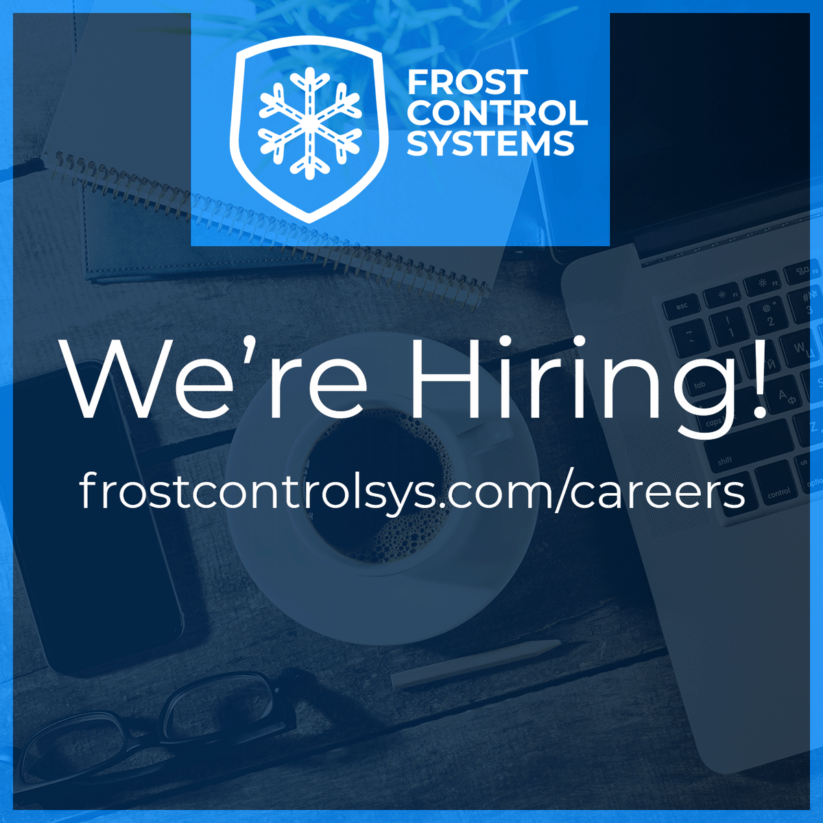 Want to be a part of our team? Check out our new job postings at frostcontrolsys.com/careers #nowhiring #jobsearch