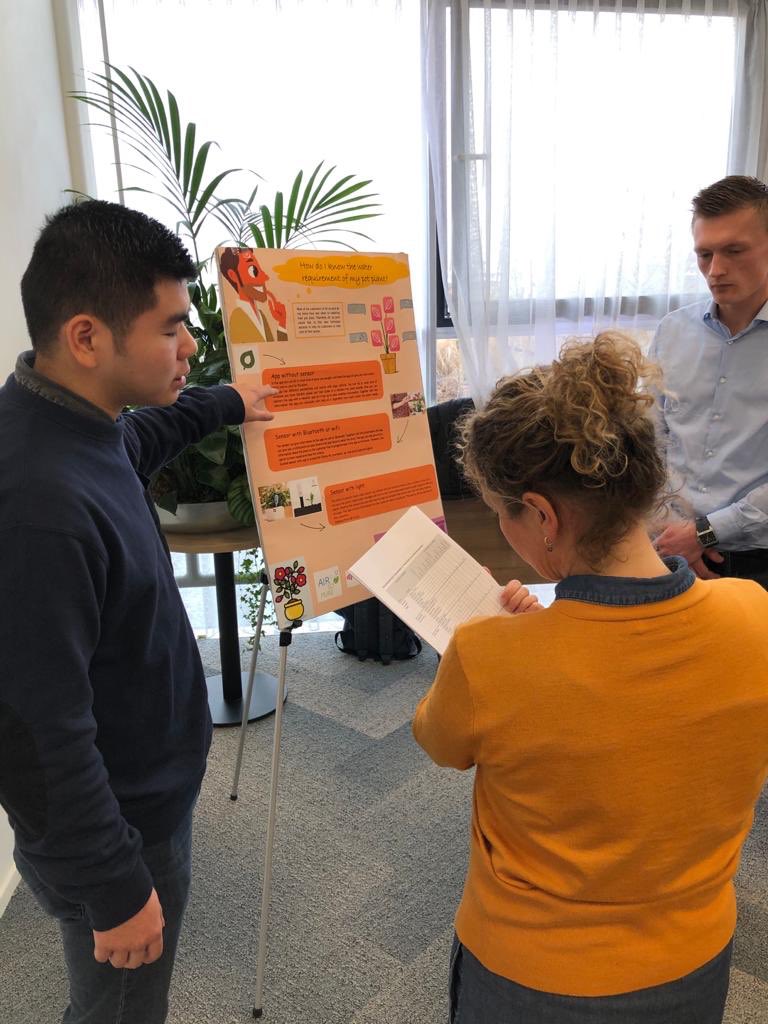 WorldHortiCentr's tweet photo. International innovation management students from @InhDelft researched several cases from @Decorumcompany, @E_den_Dekker, Klasmann-Deilmann,@airsopureplants, Highlands Potplants and Blue Radix. Today they presented their innovative solutions to the involved companies at WHC. https://t.co/D9AJIuydhn
