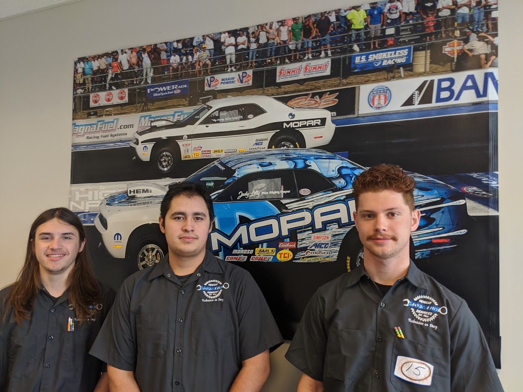 RhsVehicle's tweet photo. RHS students Sean Witte, Josh Galvez, and runner up Solomon Rosa won the Nat'l Automotive Technician Competition MN State Run-off this last weekend.  We will be competing for the national award in New York in April.  Congrats and good luck to these guys for a job well done. https://t.co/2YBm9h2XMN