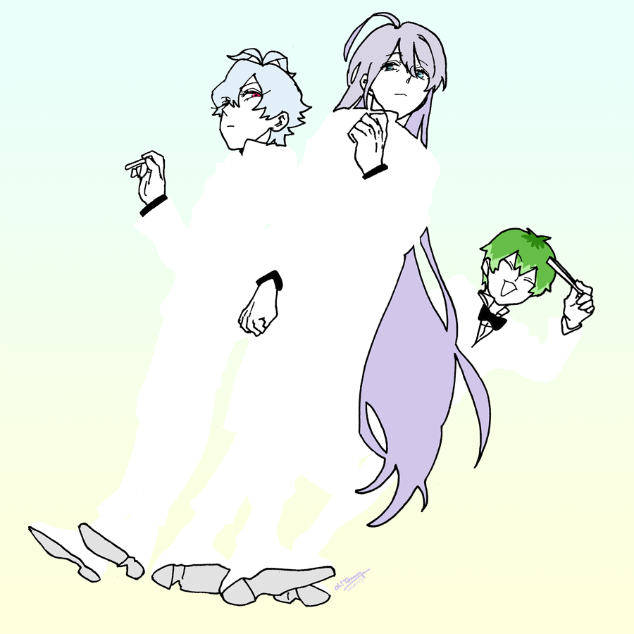 「紅白? 」|おおとみのイラスト