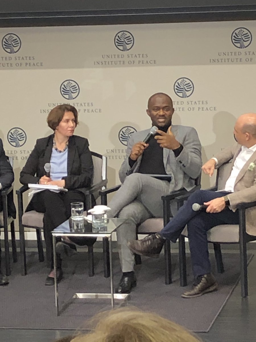 acalfas's tweet photo. .@DSamsonItodo: Extremism is rooted in political exclusion, which is why it is so critical to engage the next generation. @YIAGA @USIP #PoliticsofFragility https://t.co/ukiqndTJqQ