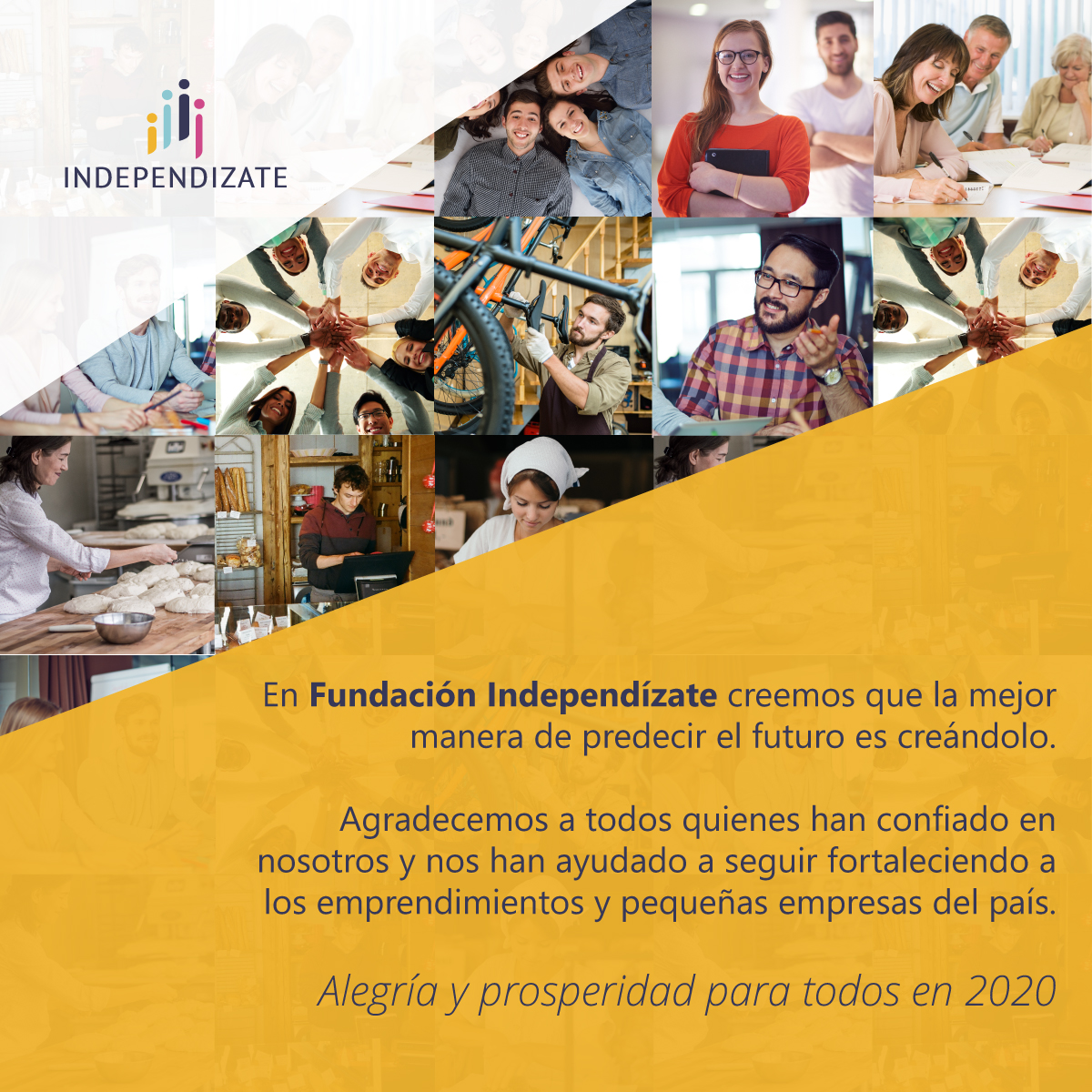 FIndependizate's tweet photo. Nuestros especiales agradecimientos y buenos deseos a los donantes, colaboradores, empresas, y emprendedores junto a quienes estamos creando un mejor futuro para todos - Fundación Independízate.
#FundaciónIndependízate https://t.co/z01oiT5wUJ
