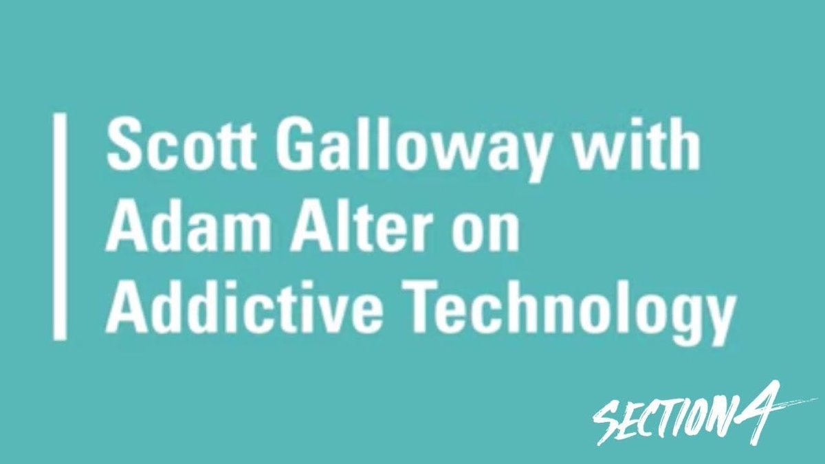 #AddictiveTechnology is one of those overlooked topics that undermines our capacity to develop a healthy #DigitalCitizenship. Worth #listening: ' @profgalloway and @adamleealter on Addictive Technology ' buff.ly/35f89Gu
#ditital #trends #technology