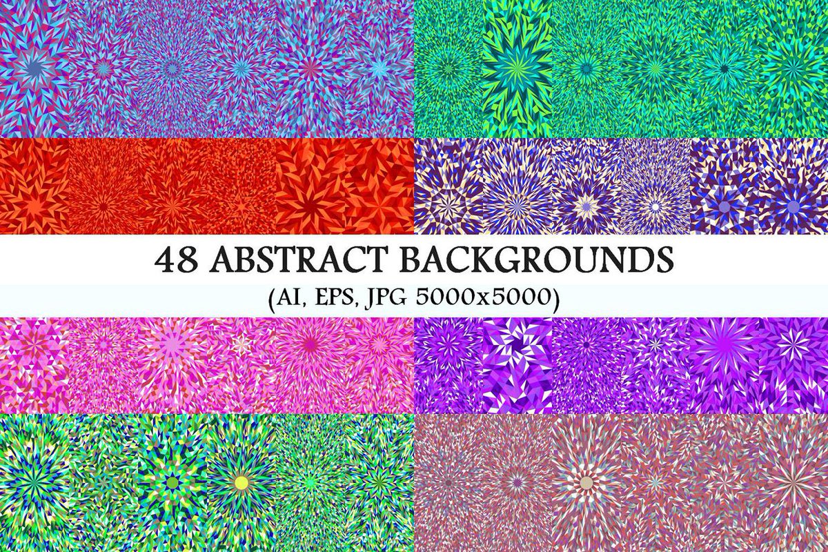 DavidZydd's tweet image. 48 Mosaic Burst Backgrounds #ColorfulGraphics #multicolored #MulticolorDesigns #GraphicDesign #background #triangle #MulticolorGraphics #MulticoloredGraphic #mosaic #vector #cheapgraphics #abstract #behance #colorful #polygon #burst behance.net/gallery/851793…
