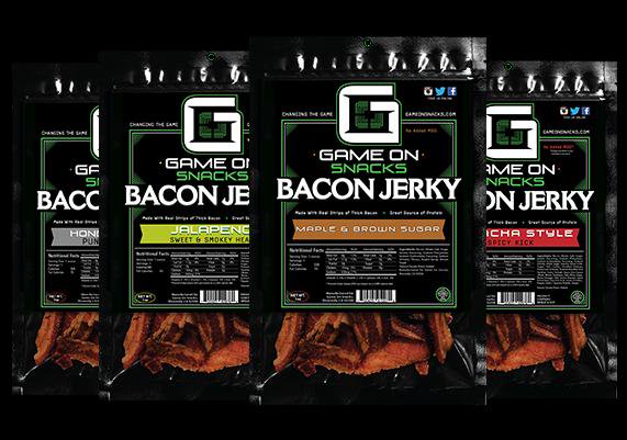 If you are a bacon lover and have never tried Bacon #Jerky we have you covered!

Check out all of our Bacon Jerky flavors at GameOnSnacks.com