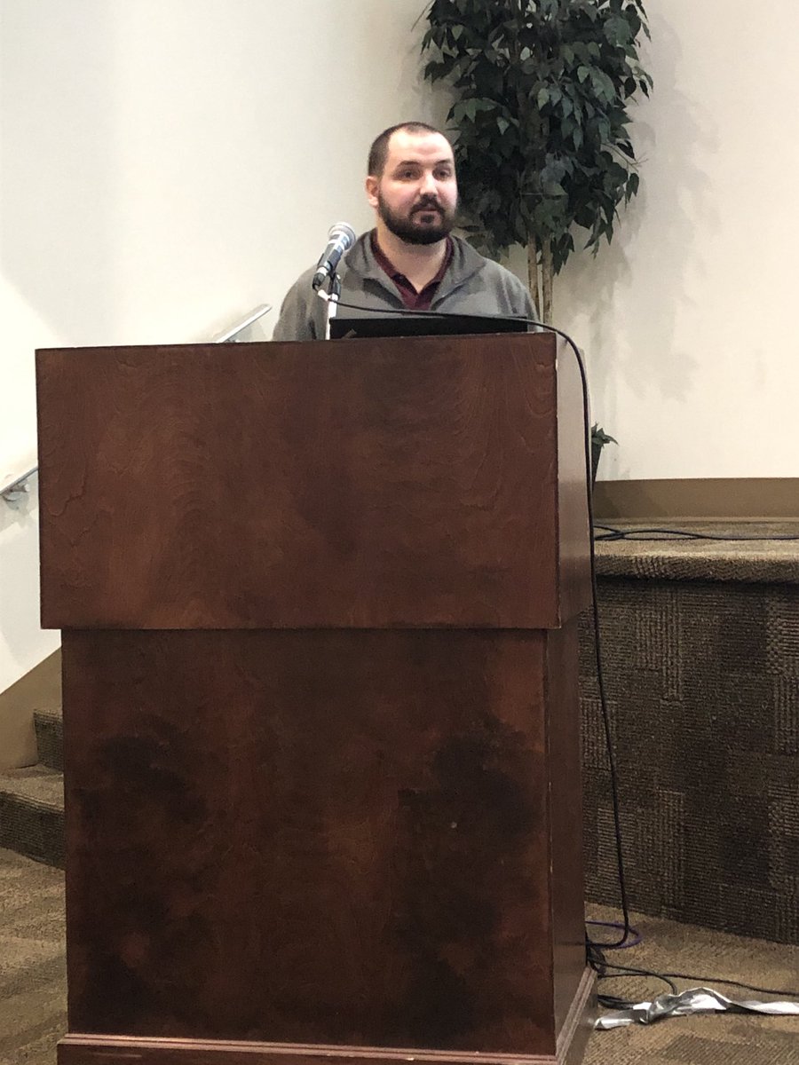 ⁦<a href="/BrianMillsMSU/">Brian Mills</a>⁩ presenting how  our Department plans to improve farm management decision aids.