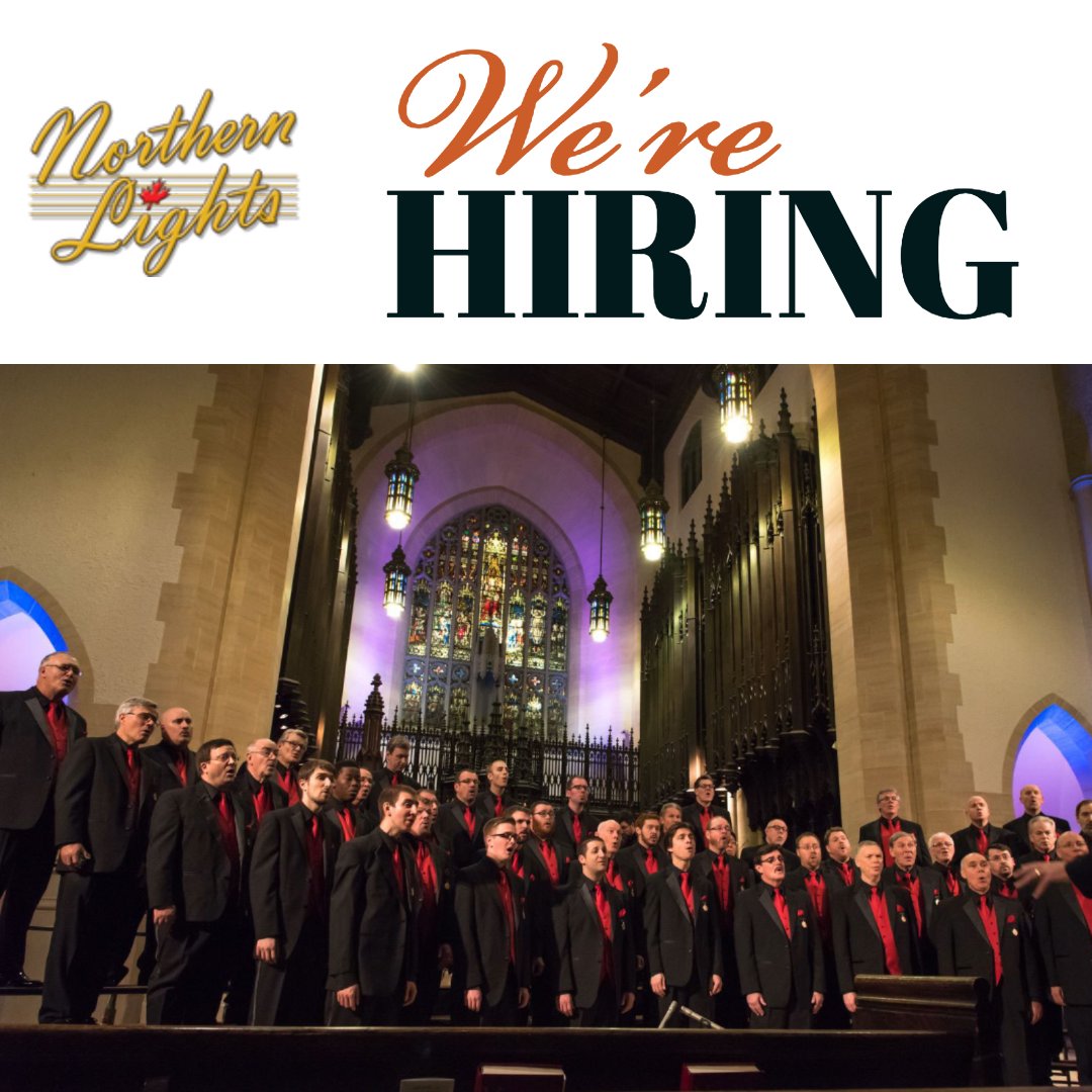 We hereby announce that their Music Director, Jordan Travis, has decided to step down. TNL thanks Jordan for all of his significant contributions to the chorus over the years.

We are now beginning a  Director search - read the full announcement at: northernlightschorus.com/dbpage.php?pg=…