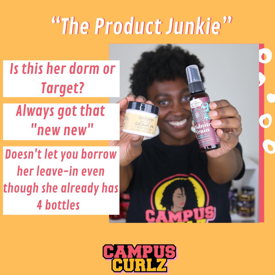 CampusCurlz's tweet photo. Happy Anniversary Curlfriends✨ Campus Curlz members come in a variety!Which one are you? &amp; who did we miss?👀💕🧡⁣ https://t.co/DuOnkuYfkq