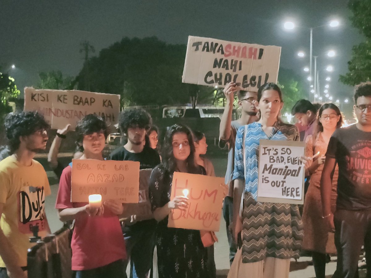 faisalmalpe's tweet photo. It is so bad that even Manipal is out.
SIO and Students of Manipal Uni stood against the brutal attacks on the students of #JNU
@sioindia stands with #JNU
Manipal stands with #JNU
#StandWithJNU #SOSJNU #JNUTerrorAttack @prajwalmanipal @ndtv @TheQuint @JNUSUofficial @thewire_in https://t.co/WUykUubLc7