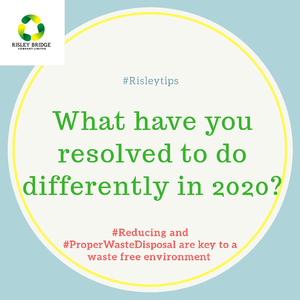risleybridgeco's tweet photo. We all have our parts to play in ensuring a clean &amp; stable environment #beresponsible #bewasteconscious https://t.co/0OV9g2LHXu