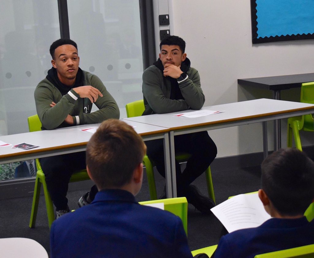 WFCFoundation_'s tweet photo. 🎉 Happy 25th birthday to @WFCOfficial defender @ShayFacey!
Shay and @Josh_Gordonn visited students at a @WFCCP session @suaupdates last month. #wfccp #community https://t.co/wTjgNmbmJE